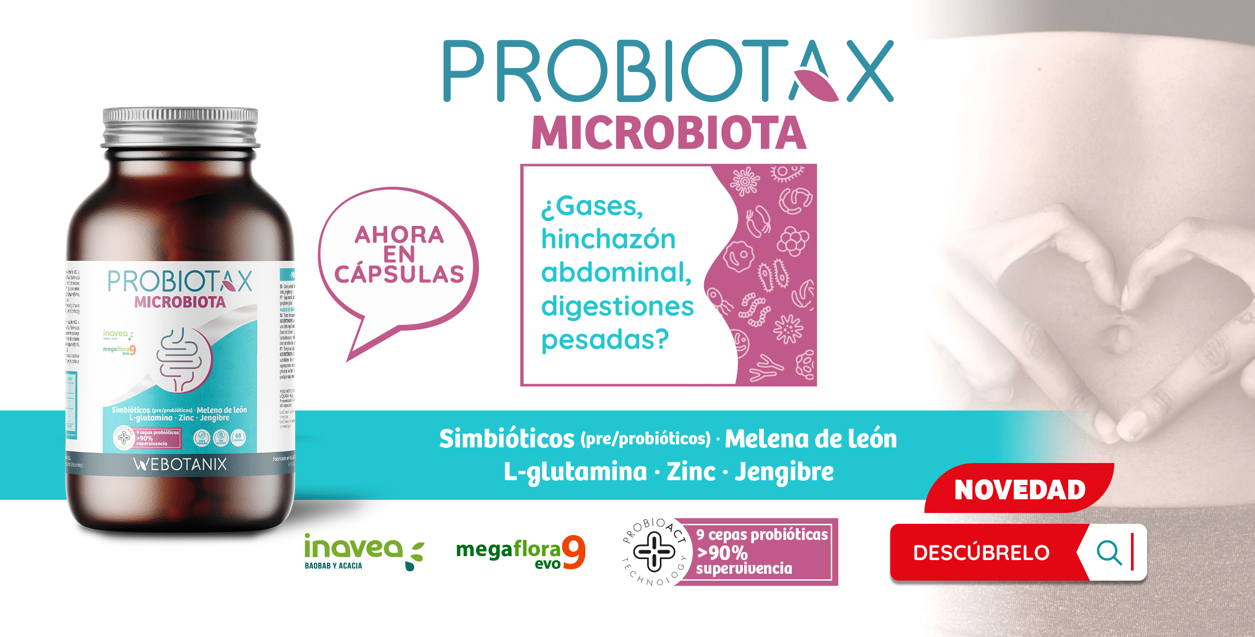 probiotax microbiota capsulas