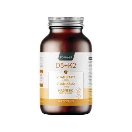Vitamina D3+K2 Fórmula 60 cápsulas