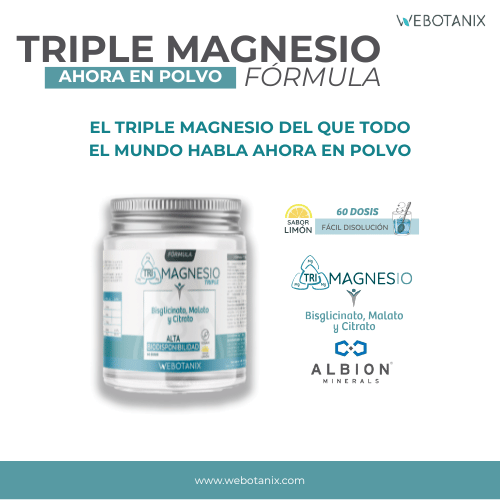 Triple Magnesio Fórmula Polvo 128g - Imagen 3